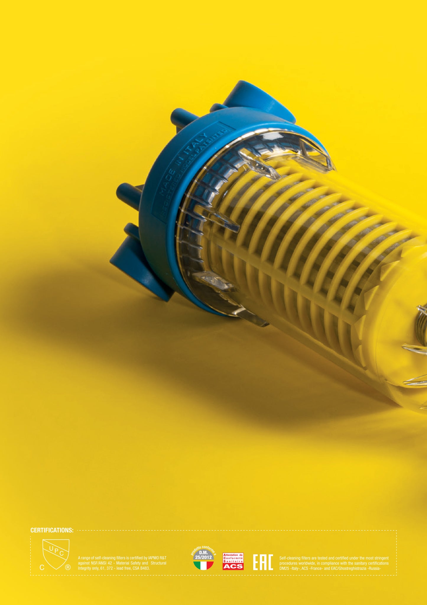Hydra 90 micron self-cleaning filter 3/4" NPT