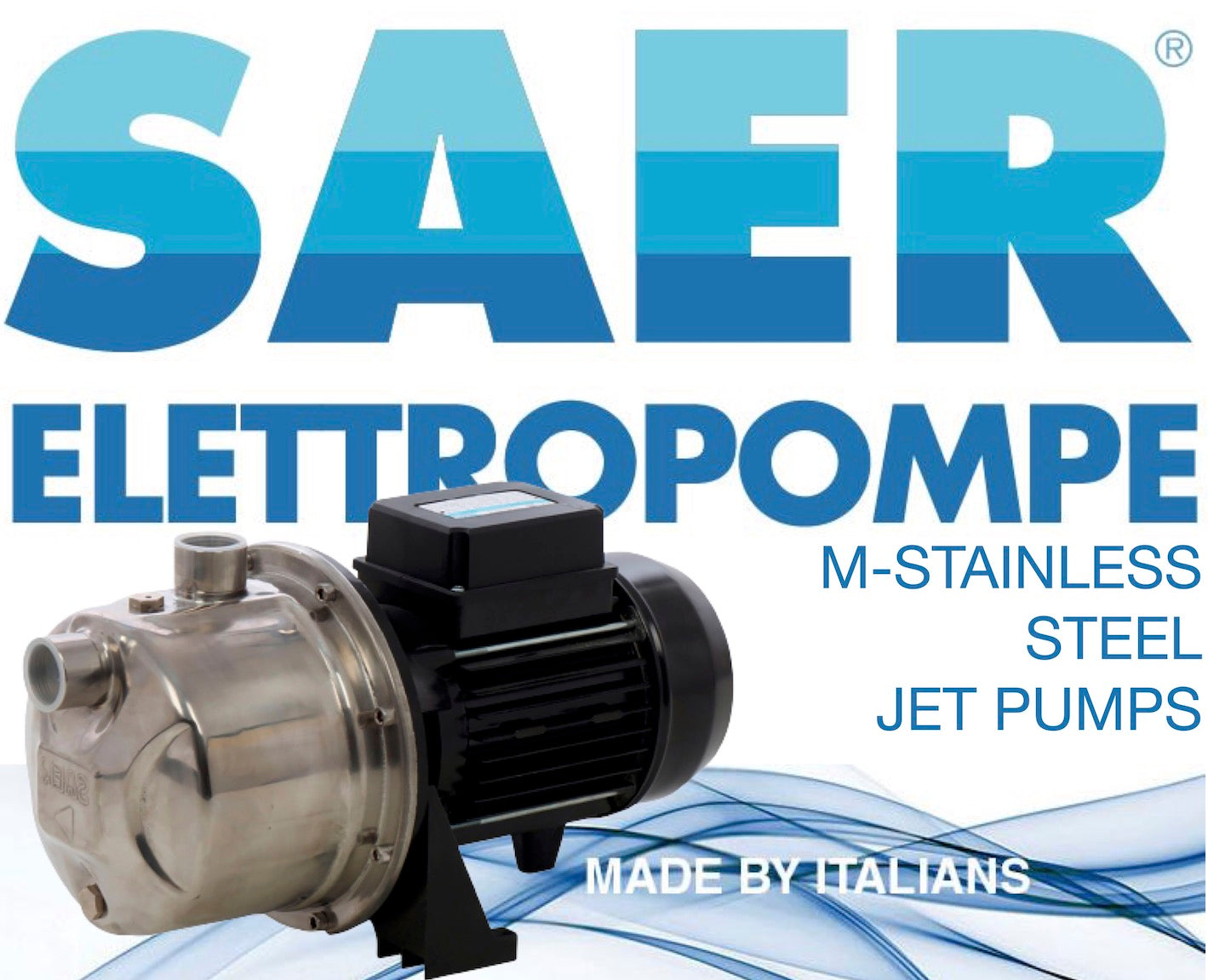 JET self-priming pump - SAER M97 0.75HP - 110/220V