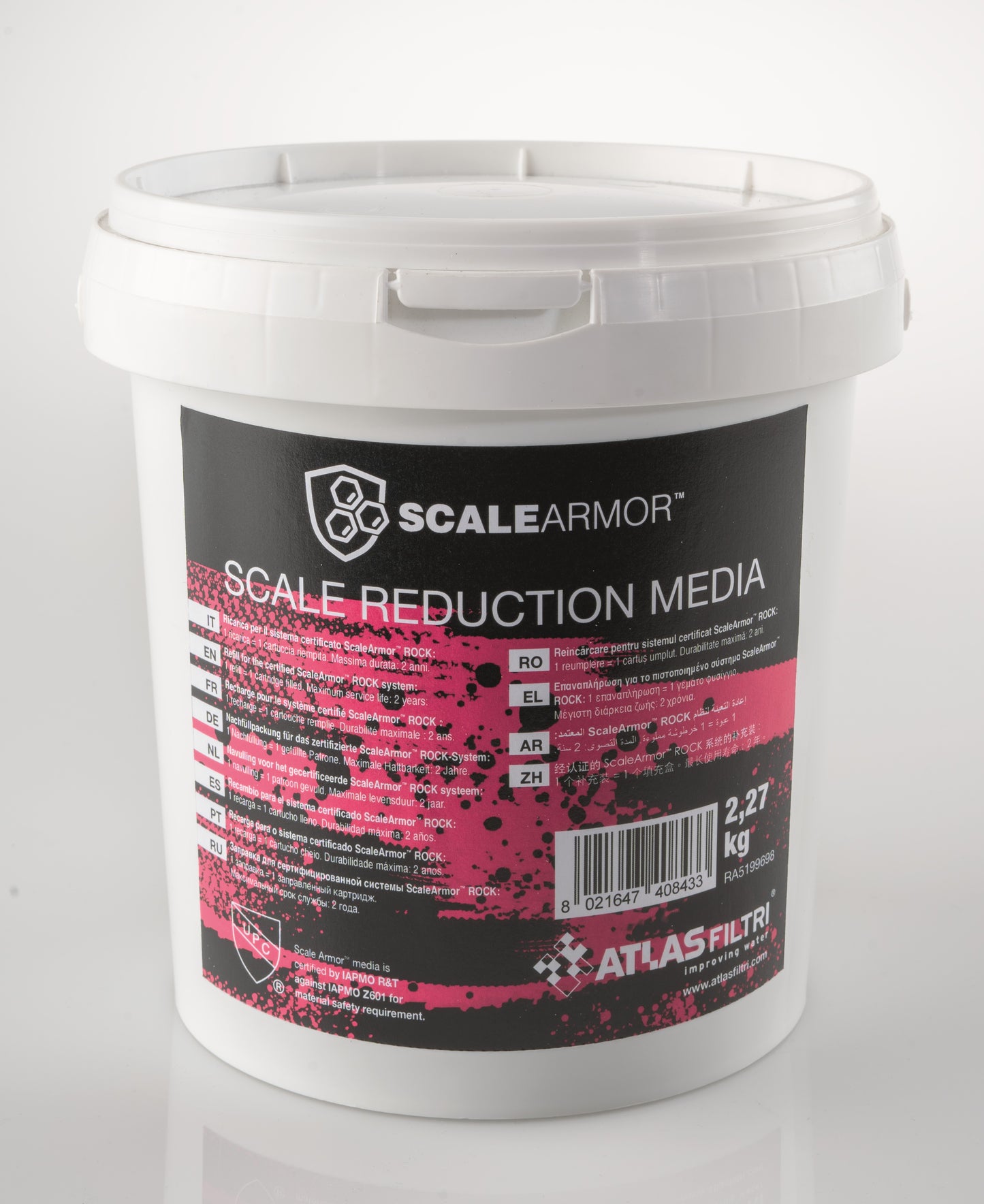 Polyphosphate Filler for SCALEAMOR ROCK Cartridge