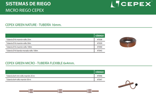 MICROTUBO DE 6 X 4 MM - ROLLO DE 25 METROS / 47046 - RGOM0018