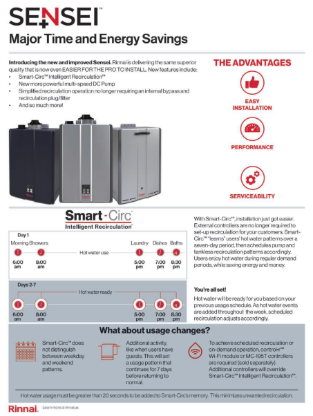 RINNAI RSC160iP flow heater - condensate 160,000 btu/hr