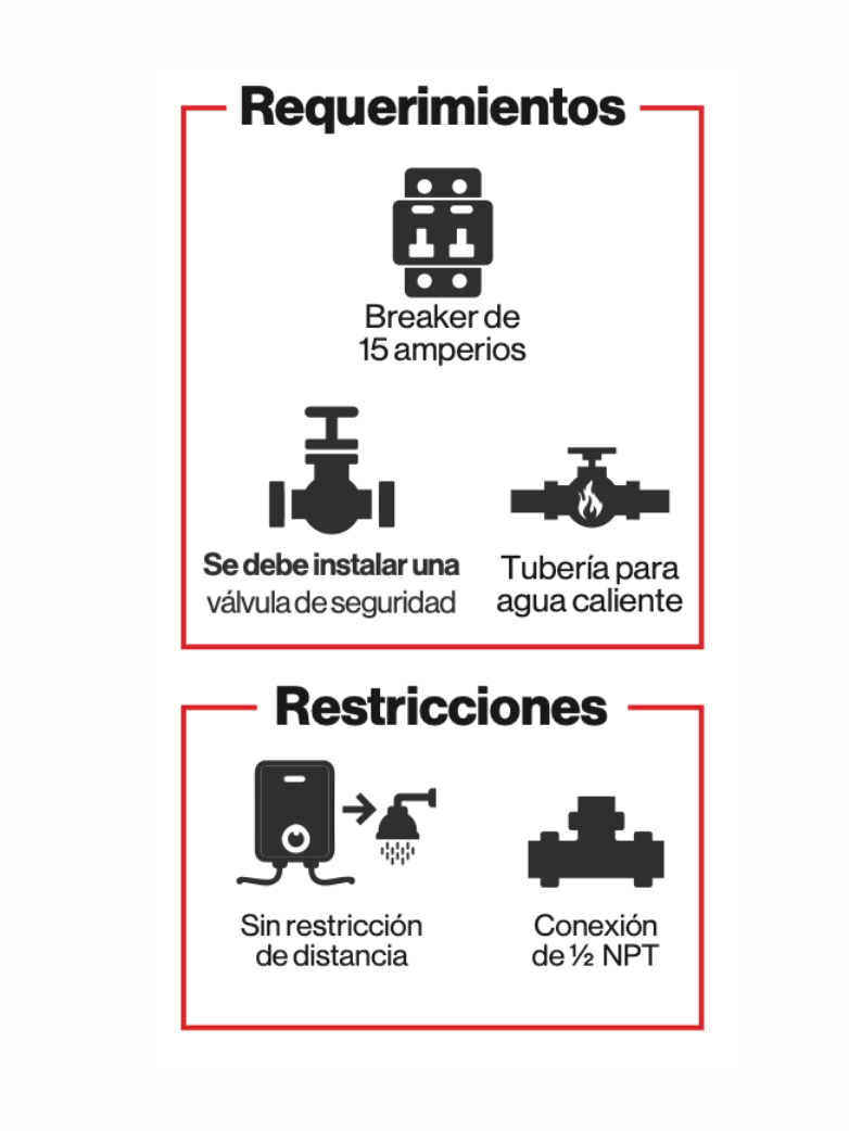 CALENTADOR ELÉCTRICO DE ACUMULACIÓN TRAVOMATIC 3 Kw / 240 V / 40 GAL /