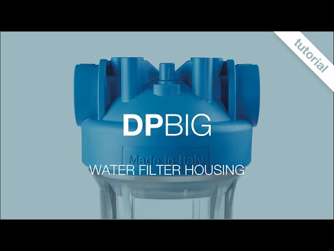 Carcasa para filtro BIG 20 azul - MONO 4.5"x20", 1-1/2" NPT