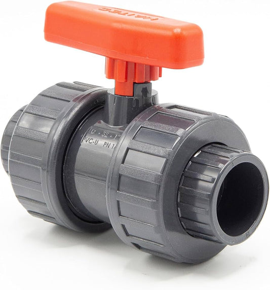 1/2" PVC industrial valve