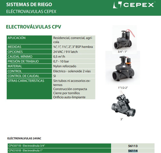 SOLENOID VALVE 1" - 210 24 AC / 56114