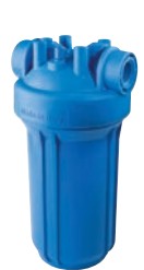 BIG 10 Blue Filter Housing - MONO 4.5"x10", 1" NPT