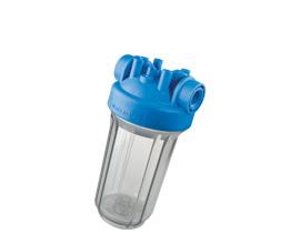 BIG 10 Filter Housing Clear - MONO 4.5"x10", 1" NPT