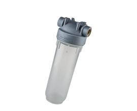 Clear Filter Housing - MONO Antimicrobial 2.5"x10", 3/4" NPT