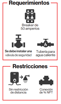 CALENTADOR ELÉCTRICO DE ACUMULACIÓN TRAVOMATIC 12 Kw / 240 V / 100 GAL