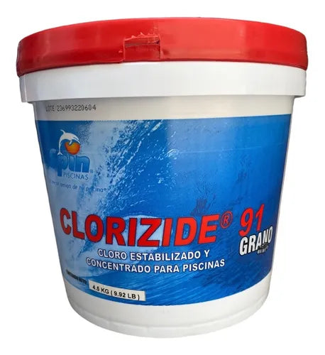 90% granulated trichloro in 4.5 kg bucket