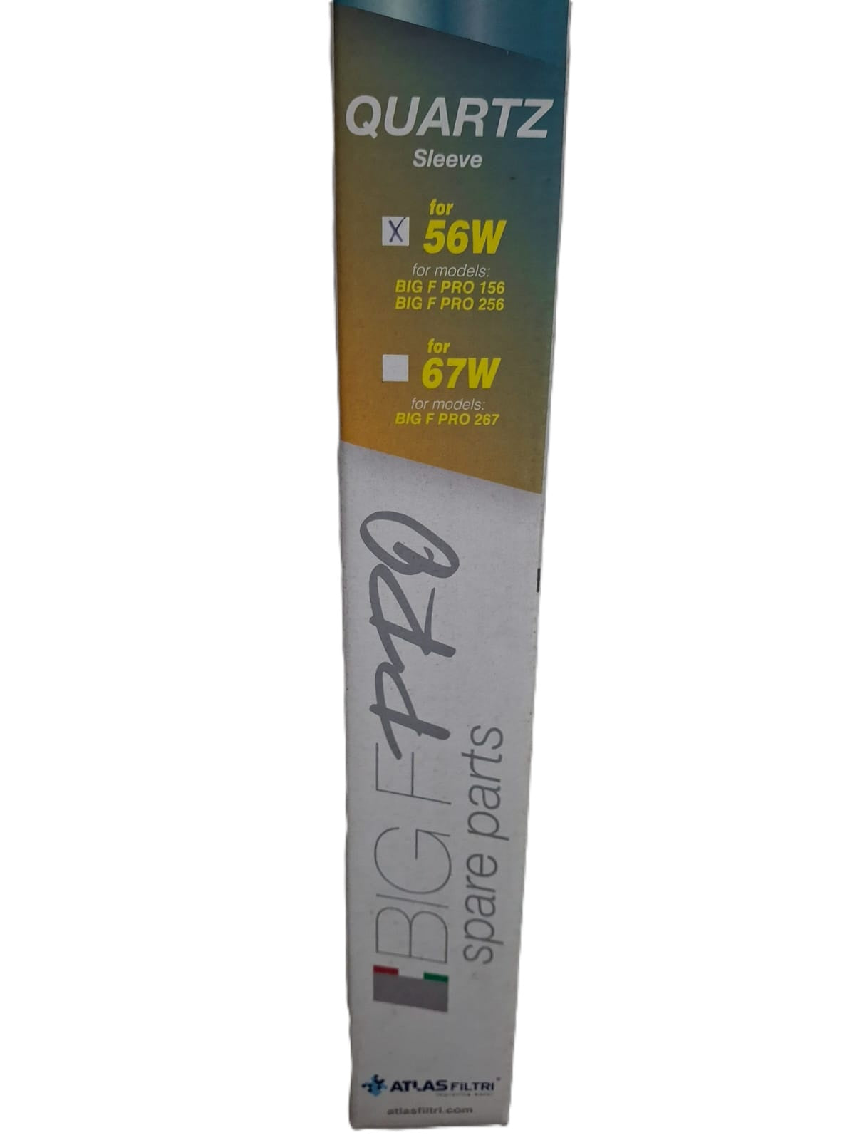 Replacement quartz for the Big F Pro 156 system