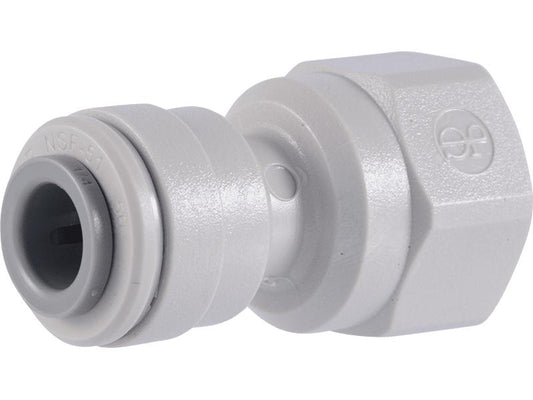 1/4 CTS x 3/8 NPTF FEMALE GREY CONNECTOR 