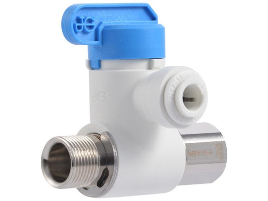 RIVER SHUT-OFF VALVE / ASVPP1LF / 3/8 x 3/8 - 1/4