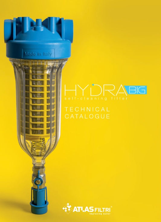 Self-cleaning filter HYDRA BIG 1-1/2 NPT IN RAH TS 90 MCR
