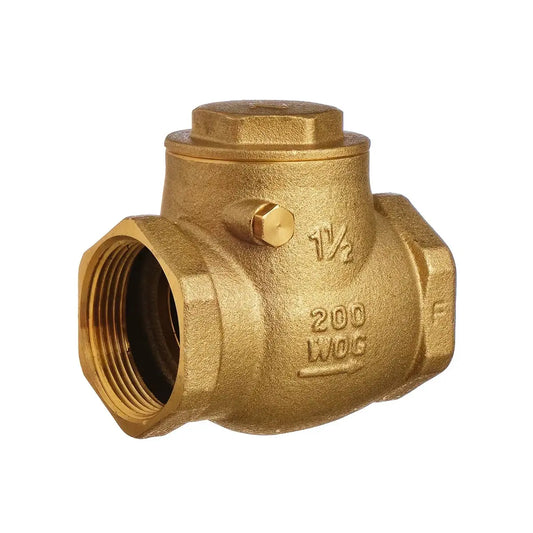 BRONZE CHECK VALVE TEE TYPE 1 1/2" - MIPG0379