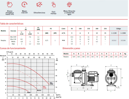 NOXPLUS - Variable speed pump