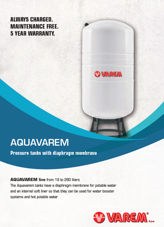 Vertical hydropneumatic tank 280 liters