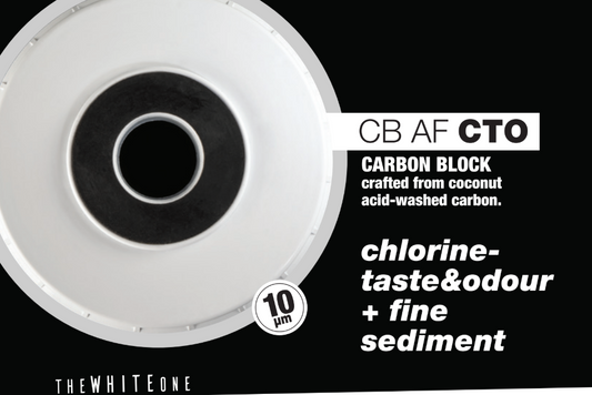 Activated carbon block cartridge 4.5" x 10"