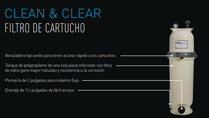 FILTRO DE CARTUCHO 200 ft