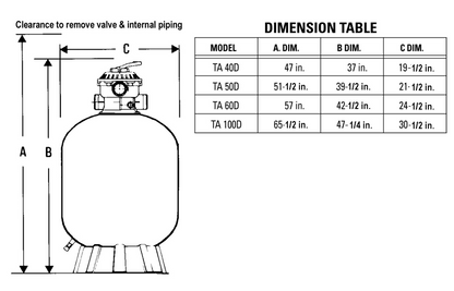 FILTRO PENTAIR TA-100-ND 30 (600LB)