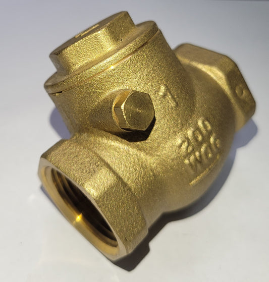 1" TEE TYPE BRONZE CHECK VALVE - MIPG0378