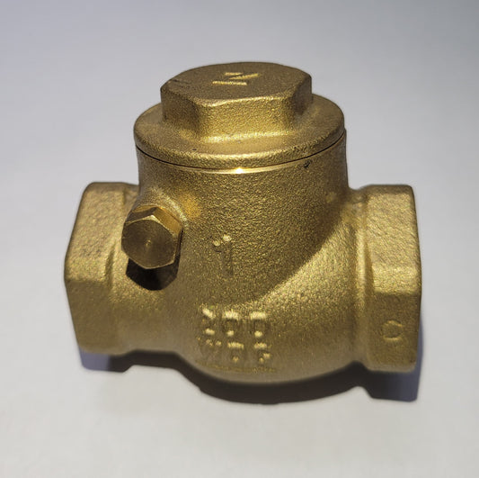 1" TEE TYPE BRONZE CHECK VALVE - MIPG0378