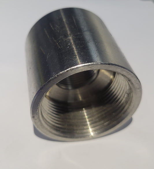 STAINLESS STEEL THREADED REDUCER 1½" X 1" SANITARY FITTINGS / MSS114