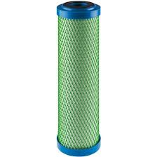 2.5"x10" 1 micron Block Carbon Cartridge - Bacteria and protozoa, chlorine odor and taste