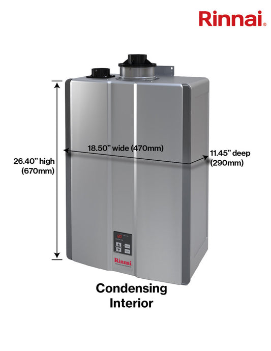 RINNAI RSC160iP flow heater - condensate 160,000 btu/hr