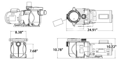 BOMBAS SUPER FLO 1 HP - 115/208-230