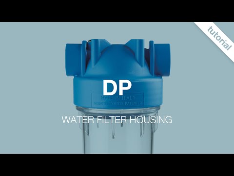 Blue Filter Housing - DUO 2.5"x10", 3/4" NPT